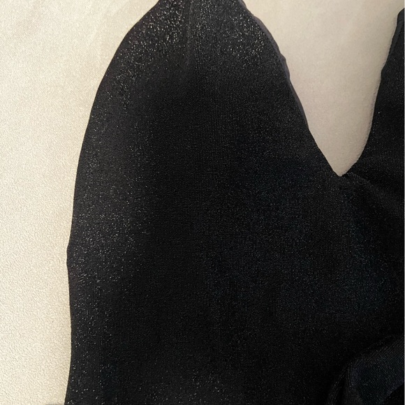 Woman’s Secret Black Glitter One Piece Swimsuit - Picture 3 of 8